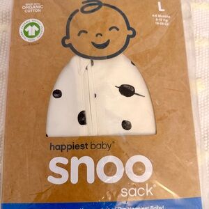 BRAND NEW Snoo Sack - White with Black Dots